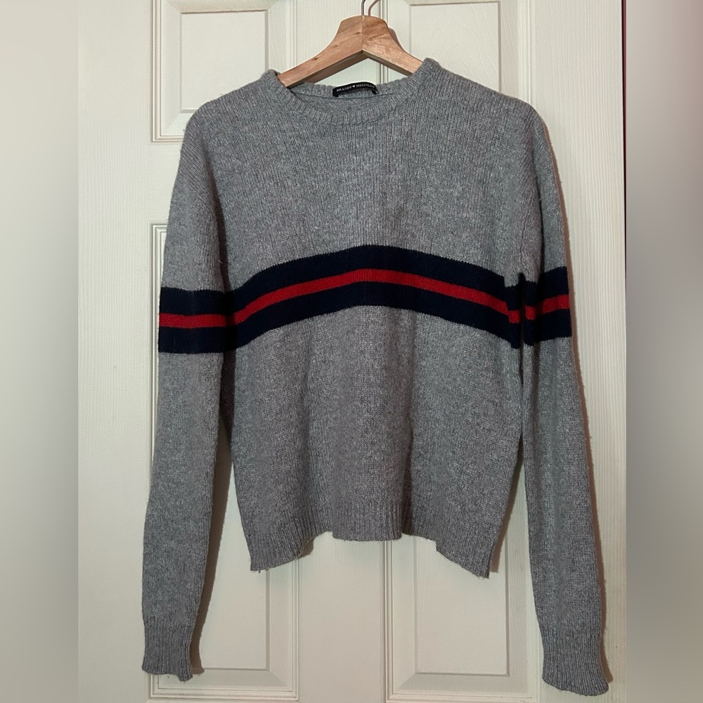 Brandy Melville Gray Wool Blend Sweater